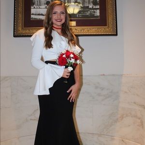 Jovani 2 Piece Long Prom Dress